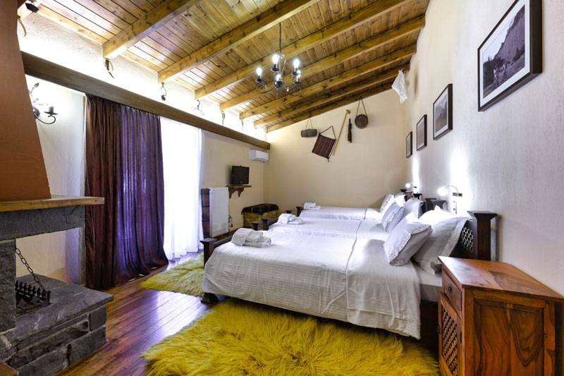 τρίκλινα δωμάτια στα Τζουμέρκα