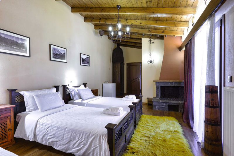 τρίκλινα δωμάτια στα Τζουμέρκα