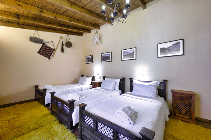 τρίκλινα δωμάτια στα Τζουμέρκα